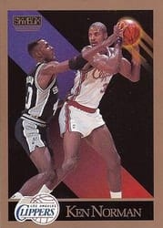 1990-91 SkyBox Base Set Ken Norman #131 card