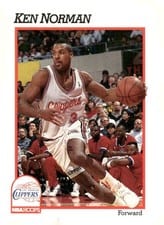 1991-92 Hoops Base Set Ken Norman #96 card