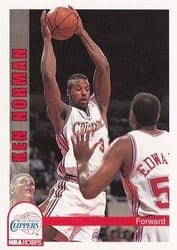 1992-93 Hoops Base Set Ken Norman #102 card