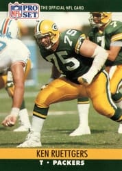 1990 Pro Set Base Set Ken Ruettgers #507 card