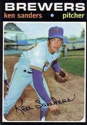 1971 Topps Base Set Ken Sanders #116 card