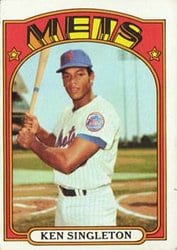 1972 Topps Base Set Ken Singleton #425 card