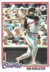 1978 Topps Base Set Ken Singleton #65 card