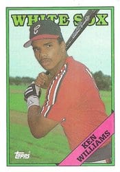 1988 Topps Base Set Ken Williams #559 card