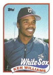 1989 Topps Base Set Ken Williams #34 card