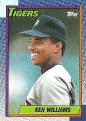 1990 Topps Base Set Ken Williams #327 card