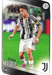 2025-26 Topps UEFA Club Competitions Base Set Kenan Yildiz #147 card