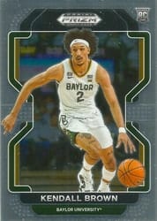 2022 Panini Prizm Draft Picks Base Set Kendall Brown #80 card