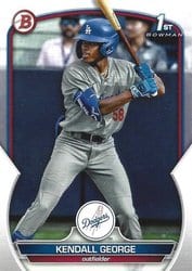 2023 Bowman Draft Base Set Kendall George #BD-190 card