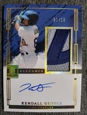 2024 Panini Impeccable Elegance Prospect Jersey Autographs Kendall George #EPJ-KG card