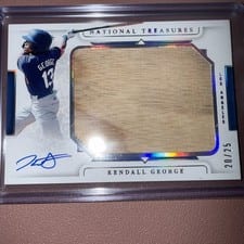 2024 Panini National Treasures Prospect Jumbo Lumber Signatures Kendall George #38 card