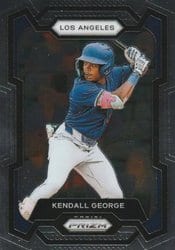 2024 Panini Prizm Base Set Kendall George #168 card