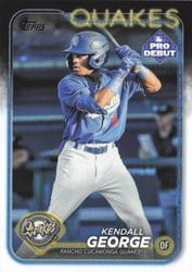 2024 Topps Pro Debut Base Set Kendall George #PD-148 card