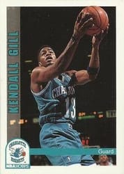 1992-93 Hoops Base Set Kendall Gill #22 card