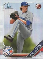 2019 Bowman Draft Base Set Kendall Williams #BD-199 card