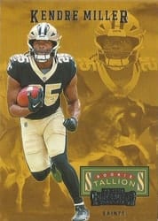 2023 Panini Contenders Rookie Stallions Kendre Miller #15 card