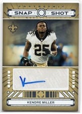 2024 Panini Photogenic Snapshots Autographs Kendre Miller #SSA-KEM
