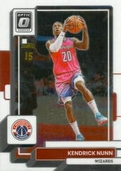 2022-23 Donruss Optic Base Set Kendrick Nunn #123 card