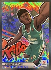 2025 Panini Contenders EuroLeague Kaboom Vertical Kendrick Nunn #24 card
