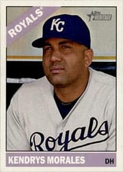 2015 Topps Heritage Base Set Kendrys Morales #242 card