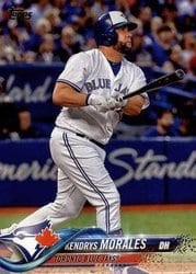 2018 Topps Base Set Kendrys Morales #117 card