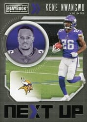 2021 Panini Playbook Next Up Kene Nwangwu #NXT-KNW card