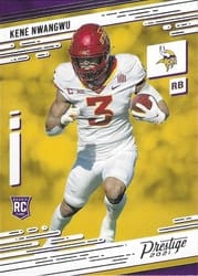 2021 Panini Prestige Base Set Kene Nwangwu #277 card