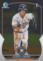 2023 Bowman Chrome Prospects Kenedy Corona #BCP-148 card