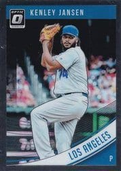 2018 Donruss Optic Base Set Kenley Jansen #100 card
