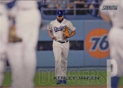 2018 Stadium Club Base Set Kenley Jansen #174 card