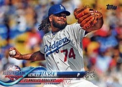 2018 Topps Update Base Set Kenley Jansen #US21 card