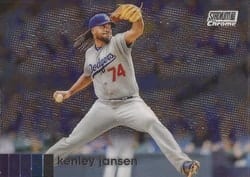 2020 Stadium Club Chrome Base Set Kenley Jansen #345 card
