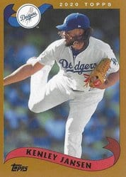 2020 Topps Archives Base Set Kenley Jansen #209 card