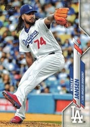 2020 Topps Base Set Kenley Jansen #24 card