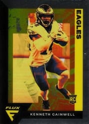 2021 Panini Chronicles Flux Rookies Kenneth Gainwell #FX-17 card