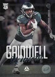 2021 Panini Chronicles Luminance Update Rookies Kenneth Gainwell #217 card