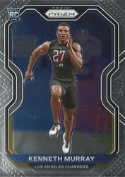 2020 Panini Prizm Base Set Kenneth Murray #327 card