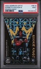 2022 Donruss Optic Rookie Kings Kenneth Walker III #RK-18 card