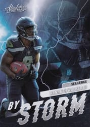2022 Panini Absolute By Storm Kenneth Walker III #BST-14 card