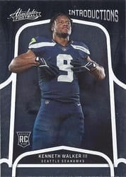 2022 Panini Absolute Introductions Kenneth Walker III #INT-13 card