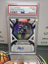 2022 Panini Certified Rookie Roll Call Signatures Kenneth Walker III #RCS-KW card