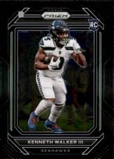 2022 Panini Chronicles Prizm Black Kenneth Walker III #PB-19 card