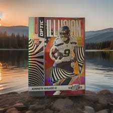 2022 Panini Contenders Optic Optic Illusion Kenneth Walker III #OI-24 card