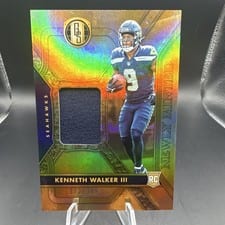 2022 Panini Gold Standard Newly Minted Memorabilia Kenneth Walker III #NMM-KWA card