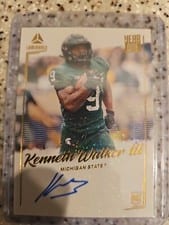 2022 Panini Luminance Year One Signatures Kenneth Walker III #YSR-KWA card
