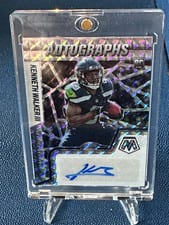 2022 Panini Mosaic Rookie Autographs Mosaic Kenneth Walker III #RAM-KW card