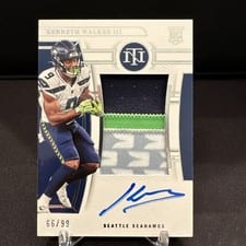 2022 Panini National Treasures Kenneth Walker III #162 card