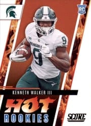 2022 Score Hot Rookies Kenneth Walker III #HR15 card
