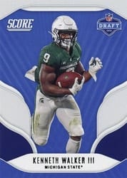 2022 Score NFL Draft Kenneth Walker III #D15 card