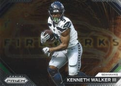 2023 Panini Prizm Fireworks Kenneth Walker III #14 card